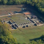 Vista dall'alto Villa romana di Almese