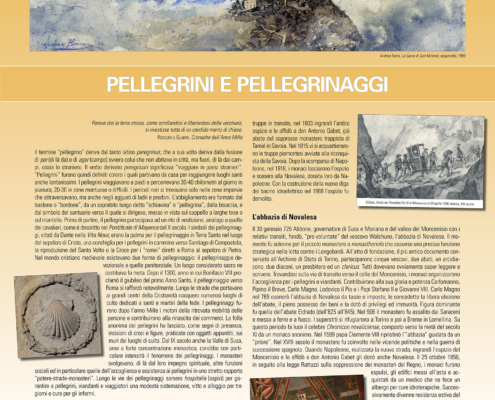 Pannello pellegrini e pellegrinaggi