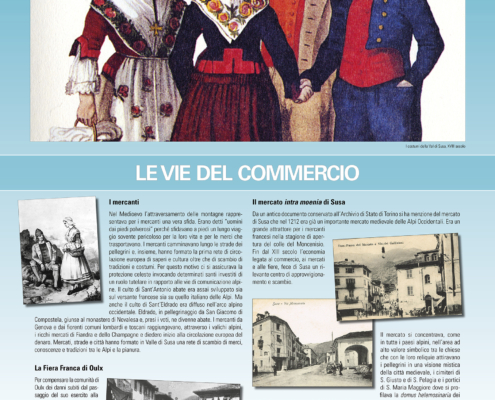 Pannello Le vie del commercio